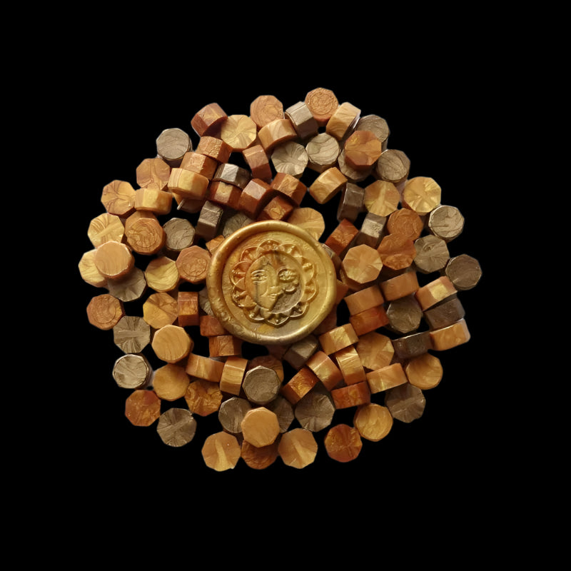 Sealing Wax Beads - Mixed Golds