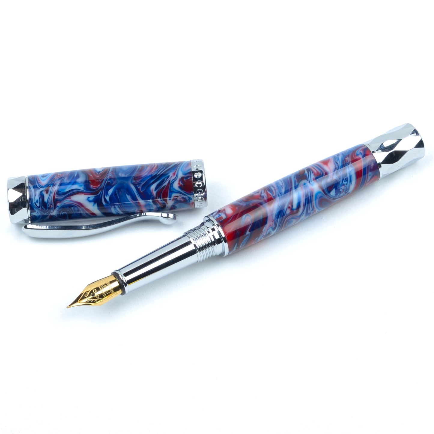 Bespoke Artisanal Fountain Pen - "Disco Fever"