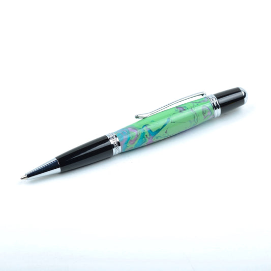 Bespoke Artisanal Ballpoint Pen - "Pastel Dreams"