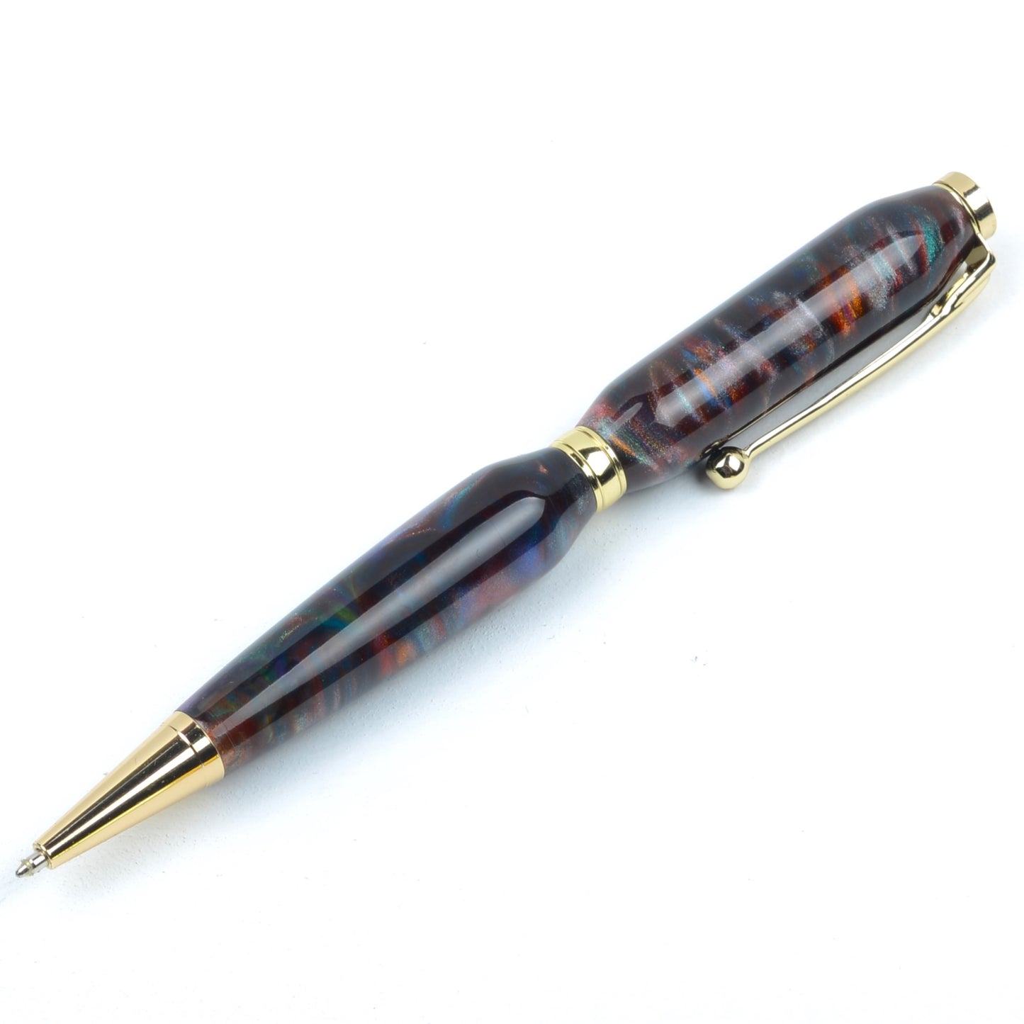 Bespoke Artisanal Ballpoint Pen - "Dancing Queen"