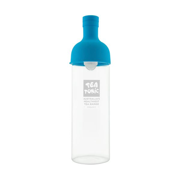 Glass Tea Infusing Wine Bottle - Blue