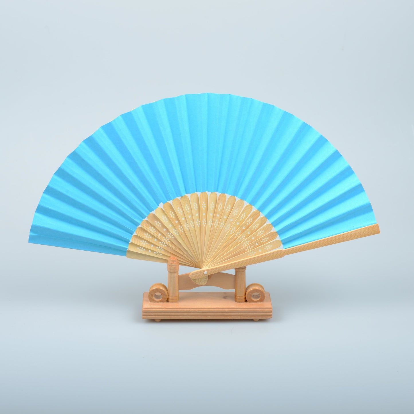 Personal Fan - Bright Blue - Paper