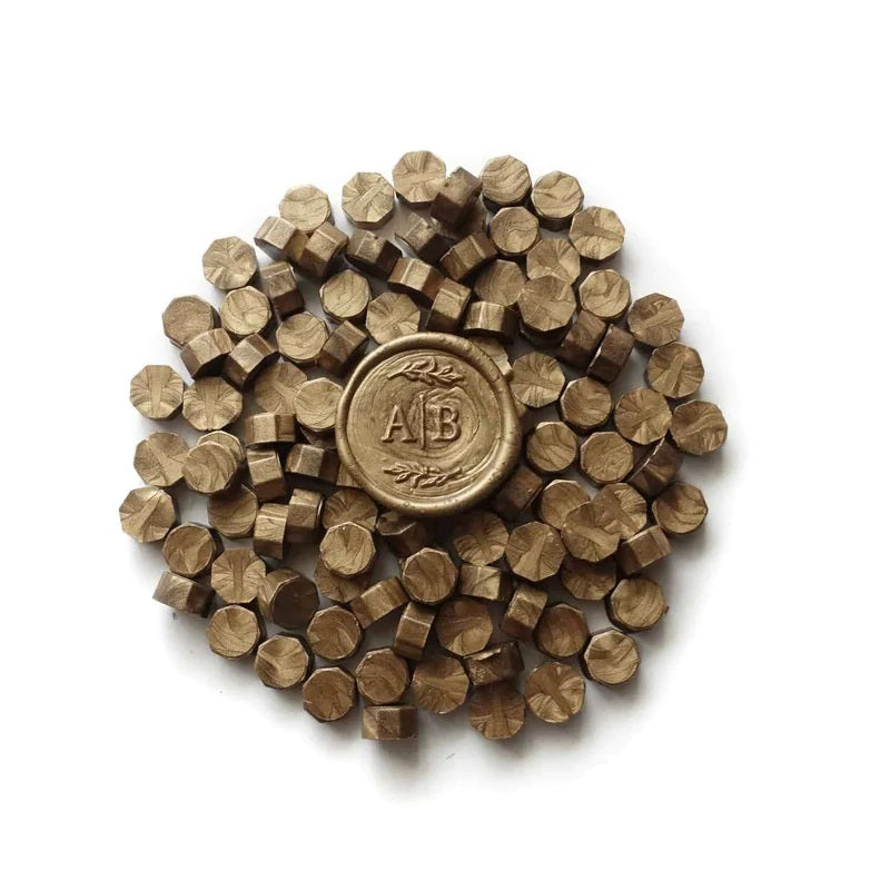 Sealing Wax Beads - Bronze Gold