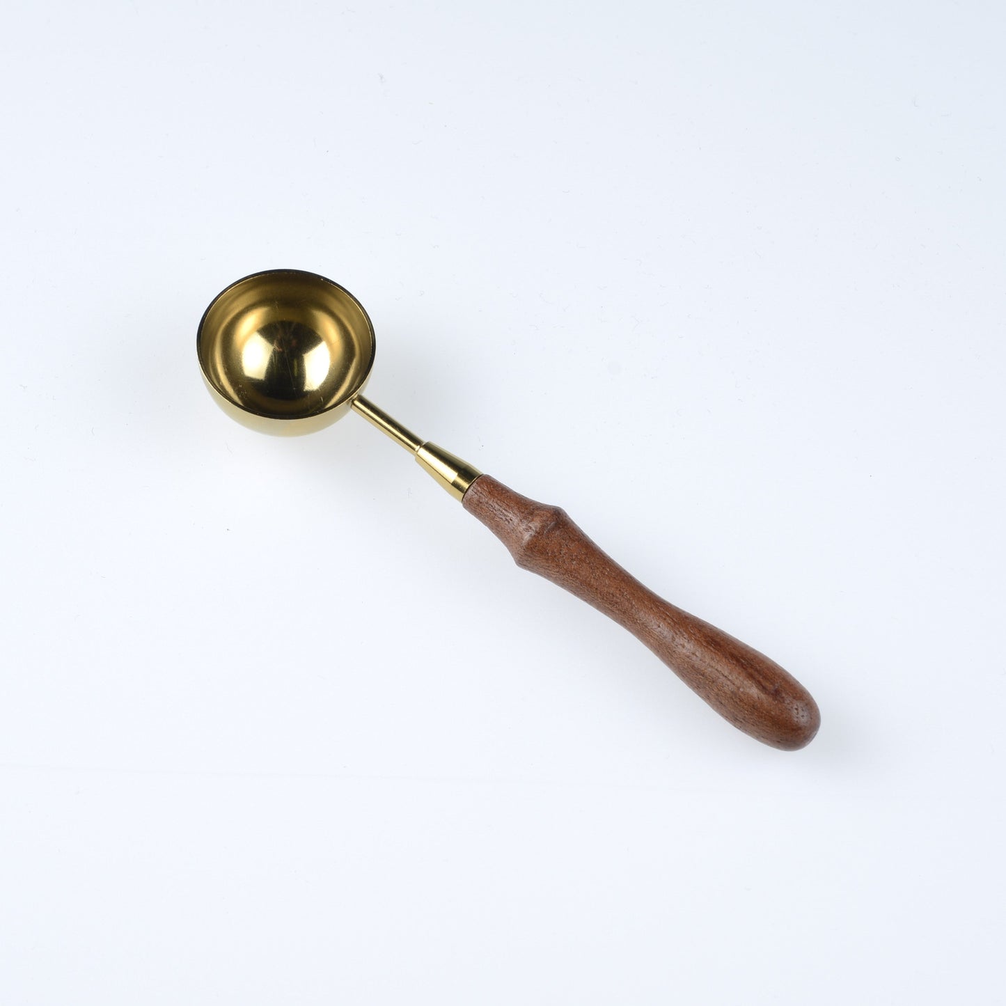 Sealing Wax Spoons - Gold & Wood