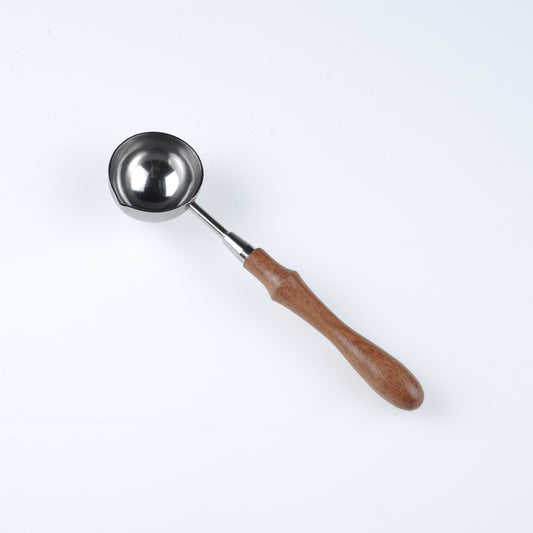Sealing Wax Spoons - Silver & Wood