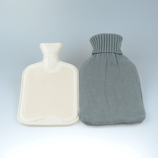Hot Water Bottle-Knitted Grey