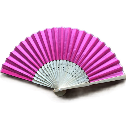 Personal Fan - Dark Pink - Silk