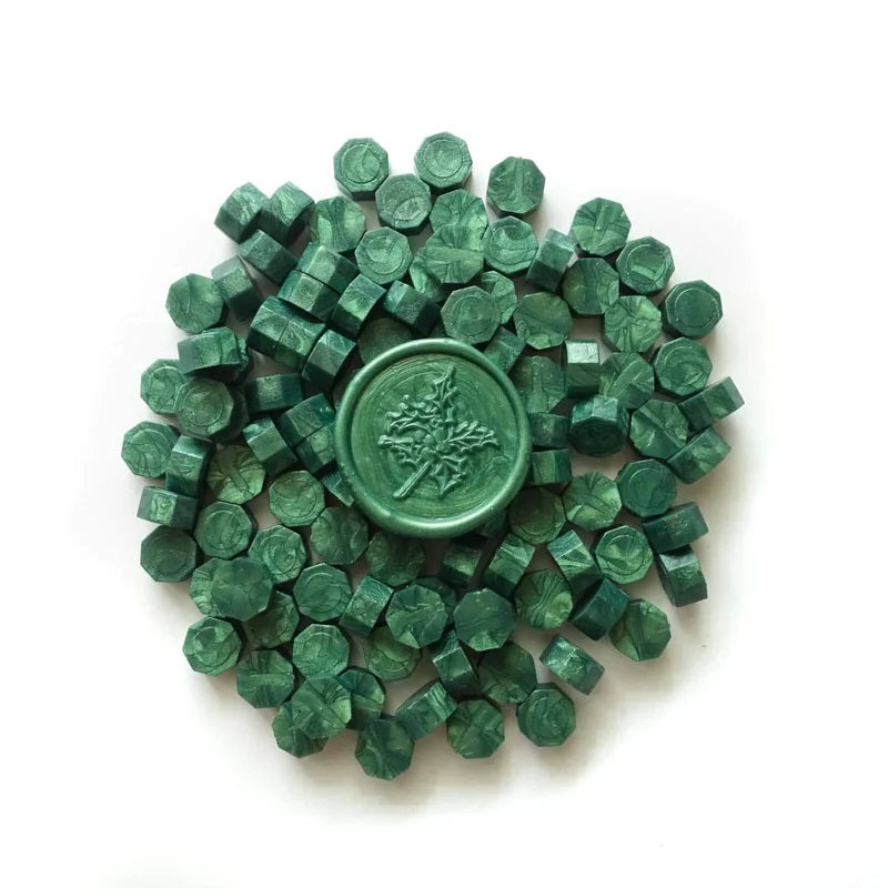 Sealing Wax Beads - Forest Green