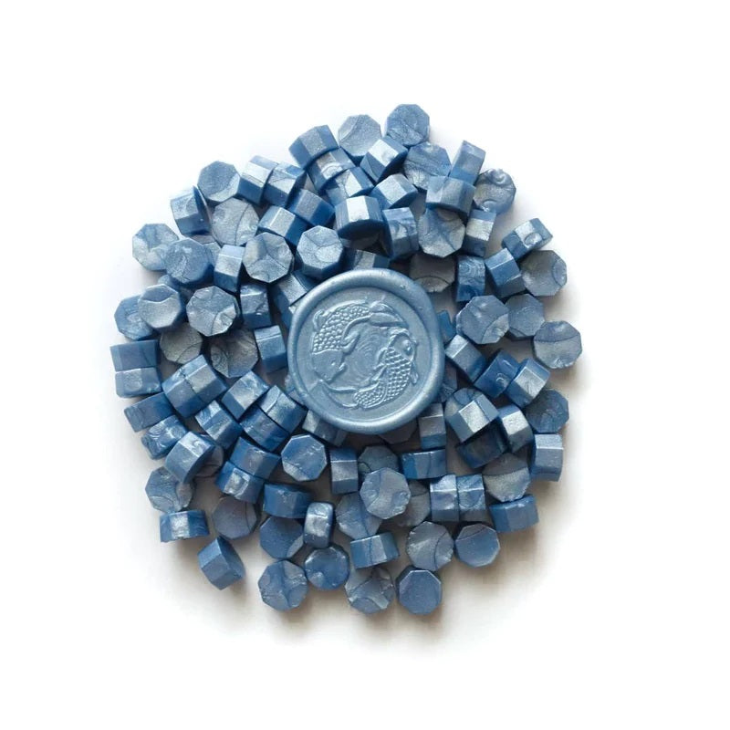 Sealing Wax Beads - Frost Blue