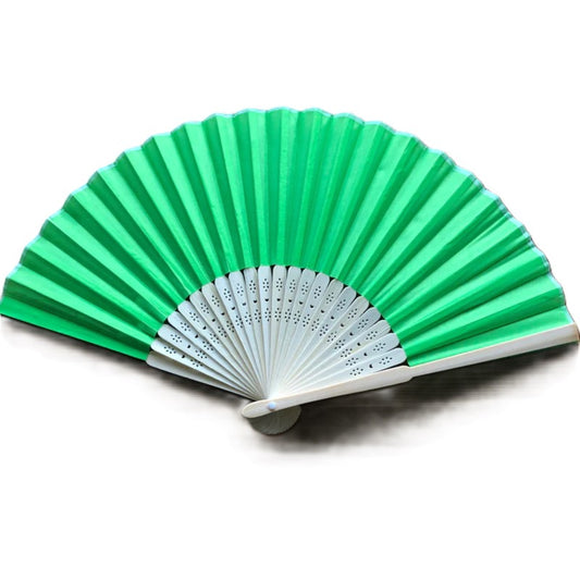 Personal Fan - Green - Silk