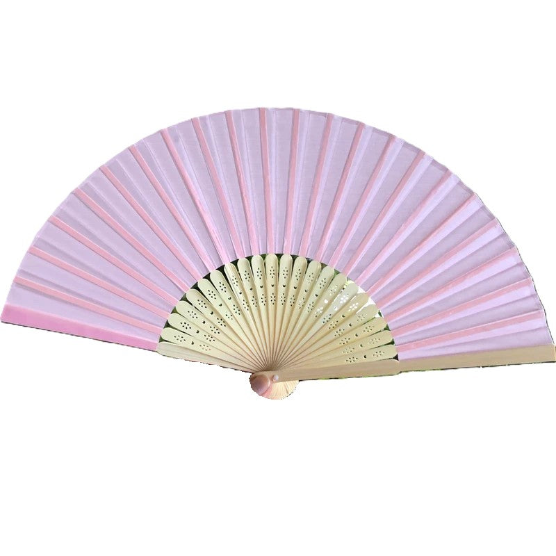 Personal Fan - Light Pink - Silk