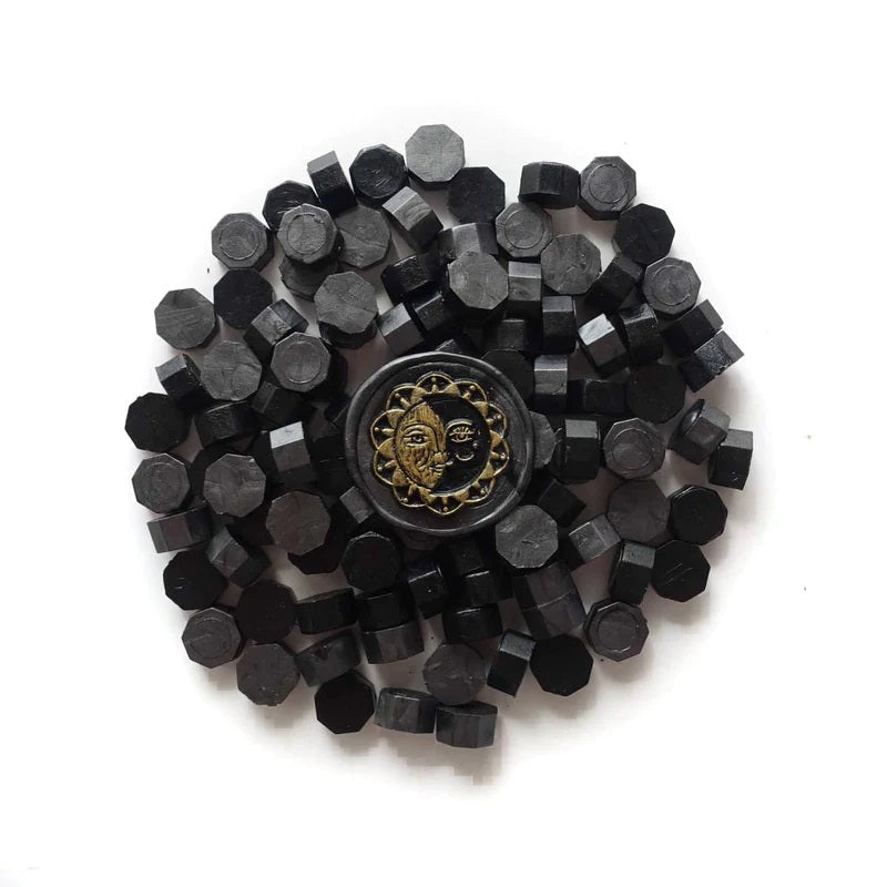 Sealing Wax Beads - Mixed Blacks