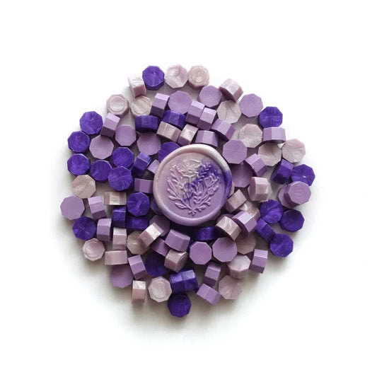 Sealing Wax Beads - Mixed Purples