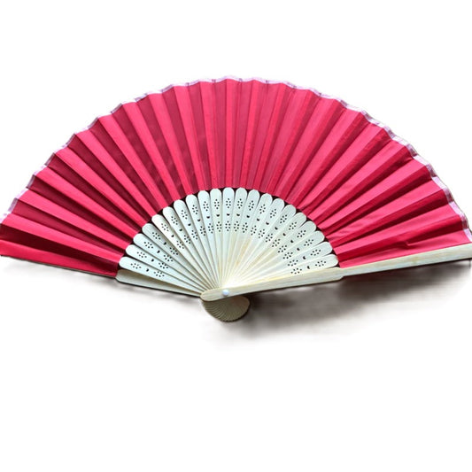 Personal Fan - Red - Silk