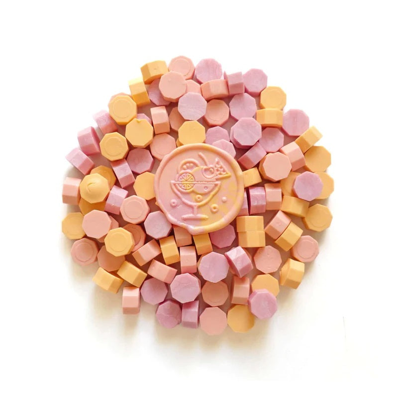 Sealing Wax Beads - Sherbet Sunset