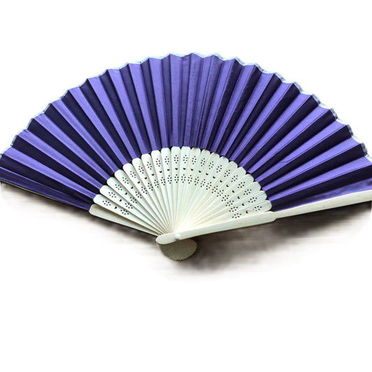 Personal Fan - Dark Purple - Silk